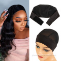 Wig Cap With Headband Attachment Breathable Stretch Adjustable Strap Mesh Headband Wig Caps Factory